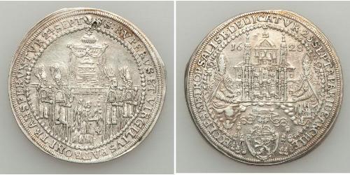 1/2 Thaler Austria Plata 