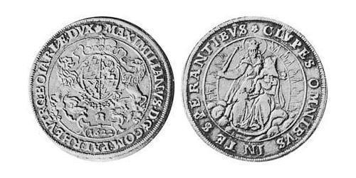 1/2 Thaler Ducado de Baviera (907 - 1623) Plata Maximiliano I, duque y elector de Baviera(1573 – 1651)