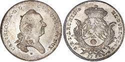 1/2 Thaler Electorate of Bavaria (1623 - 1806) Plata Carlos Teodoro del Palatinado y Baviera (1724 - 1799)
