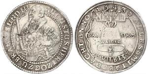 1/2 Thaler Principado de Brunswick-Wolfenbüttel (1269 - 1815) Plata 