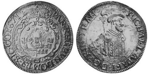 1/2 Thaler Principality of Transylvania (1571-1711) Plata 