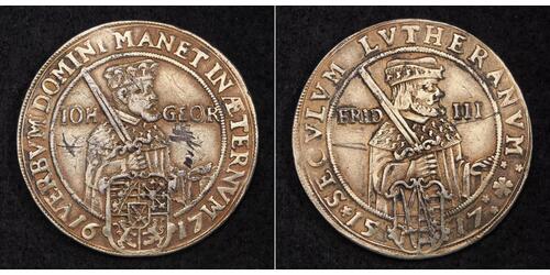 1/2 Thaler States of Germany Plata 