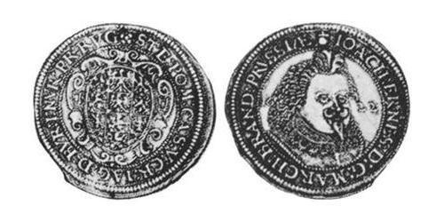 1/2 Thaler Fürstentum Ansbach (1398–1792) Silber Joachim Ernst (Brandenburg-Ansbach)(1583 – 1625)