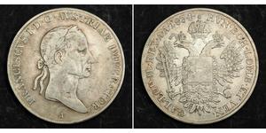 1/2 Thaler Kaisertum Österreich (1804-1867) Silber 
