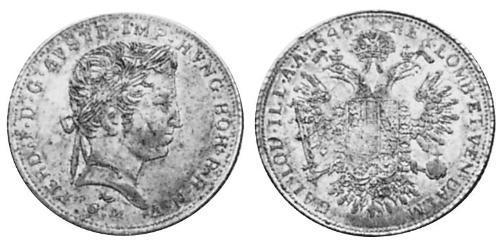 1/2 Thaler Kaisertum Österreich (1804-1867) Silber 