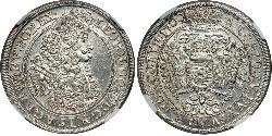 1/2 Thaler Königreich Ungarn (1000-1918) Silber Leopold I. (HRR)(1640-1705)