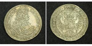 1/2 Thaler Königreich Ungarn (1000-1918) Silber Leopold I. (HRR)(1640-1705)