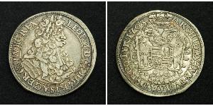 1/2 Thaler Königreich Ungarn (1000-1918) Silber Leopold I. (HRR)(1640-1705)