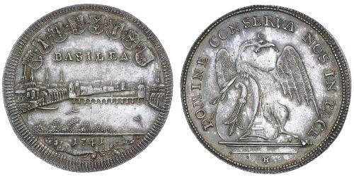 1/2 Thaler Schweiz Silber 