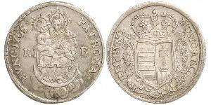 1/2 Thaler Ungarn Silber 