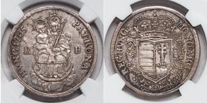 1/2 Thaler Hungary Silver 