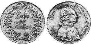 1/2 Thaler Kingdom of Bavaria (1806 - 1918) Silver 