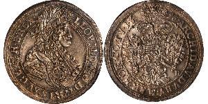 1/2 Thaler Kingdom of Hungary (1000-1918) Silver Leopold I, Holy Roman Emperor (1640-1705)