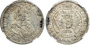 1/2 Thaler 匈牙利王国 銀 利奥波德一世 (神圣罗马帝国)(1640-1705)