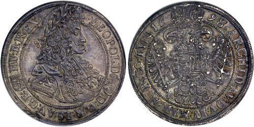 1/2 Thaler 匈牙利王国 銀 利奥波德一世 (神圣罗马帝国)(1640-1705)