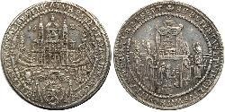 1/2 Thaler 奥地利历史 (1156 - 1806) 銀 
