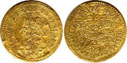 1/2 Unite Reino de Inglaterra (927-1649,1660-1707) Oro Carlos I (1600-1649)