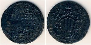 1/2 Байокко Папська держава (752-1870) Мідь 