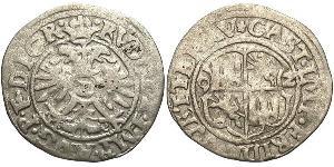 1/2 Батц Федеральные земли Германии Серебро Рудольф II (1552 - 1612)