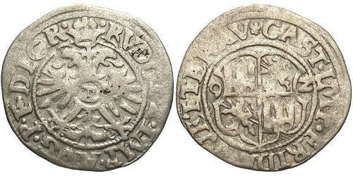 1/2 Батц Федеральные земли Германии Серебро Рудольф II (1552 - 1612)