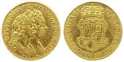 1/2 Гинея Королевство Англия (927-1649,1660-1707) Золото Вильгельм III (1650-1702)