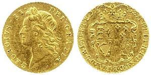 1/2 Гинея Королевство Великобритания (1707-1801) Золото Георг II (1683-1760)