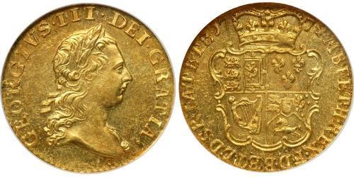 1/2 Гинея Королевство Великобритания (1707-1801) Золото Георг III (1738-1820)