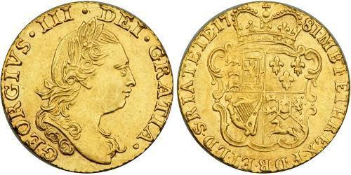 1/2 Гинея Королевство Великобритания (1707-1801) Золото Георг III (1738-1820)