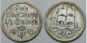 1/2 Гульден Gdansk (1920-1939) Срібло 