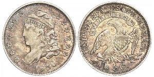 1/2 Дайм / 5 Цент США (1776 - ) Серебро/Медь 