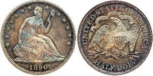 1/2 Долар США (1776 - ) Срібло 