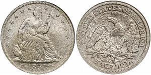 1/2 Долар США (1776 - ) Срібло 