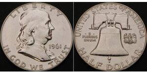 1/2 Долар США (1776 - ) Срібло Франклін Делано Рузвельт (1882-1945)