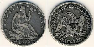 1/2 Долар США (1776 - ) Срібло 