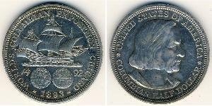 1/2 Долар США (1776 - ) Срібло Христофор Колумб (1451 - 1506)