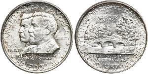 1/2 Долар США (1776 - ) Срібло 