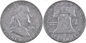1/2 Долар США (1776 - ) Срібло Франклін Делано Рузвельт (1882-1945)
