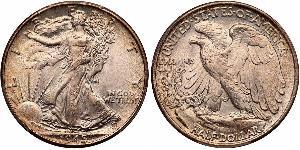 1/2 Долар США (1776 - ) Срібло 
