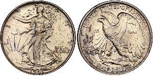 1/2 Долар США (1776 - ) Срібло 