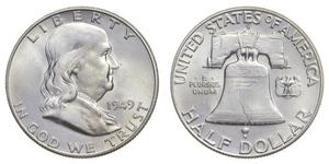 1/2 Долар США (1776 - ) Срібло Франклін Делано Рузвельт (1882-1945)