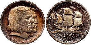 1/2 Долар США (1776 - ) Срібло 