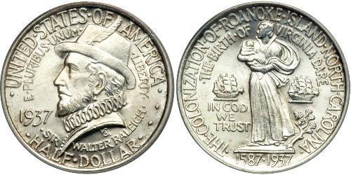 1/2 Долар США (1776 - ) Срібло 