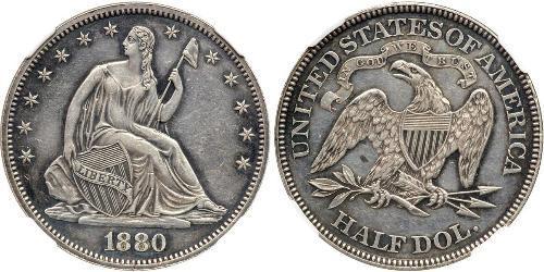 1/2 Долар США (1776 - ) Срібло 