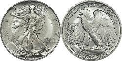 1/2 Доллар США (1776 - ) Серебро 