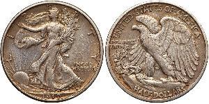 1/2 Доллар США (1776 - ) Серебро 