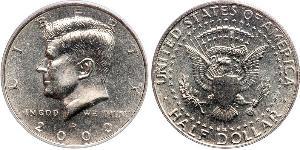 1/2 Доллар США (1776 - ) Серебро Джон Фицджеральд Кеннеди (1917-1963)