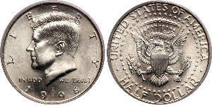 1/2 Доллар США (1776 - ) Серебро Джон Фицджеральд Кеннеди (1917-1963)