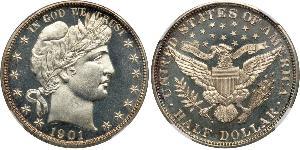 1/2 Доллар США (1776 - ) Серебро 