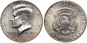 1/2 Доллар США (1776 - ) Серебро Джон Фицджеральд Кеннеди (1917-1963)