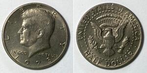 1/2 Доллар США (1776 - ) Серебро Джон Фицджеральд Кеннеди (1917-1963)